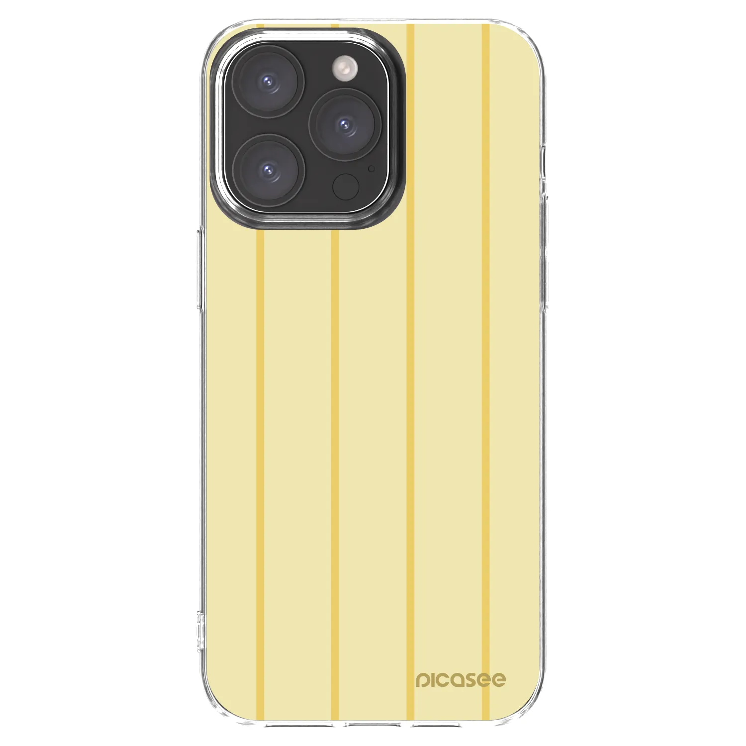 Picasee husă transparentă din silicon pentru Apple iPhone 15 Pro Max - Liquid sunshine