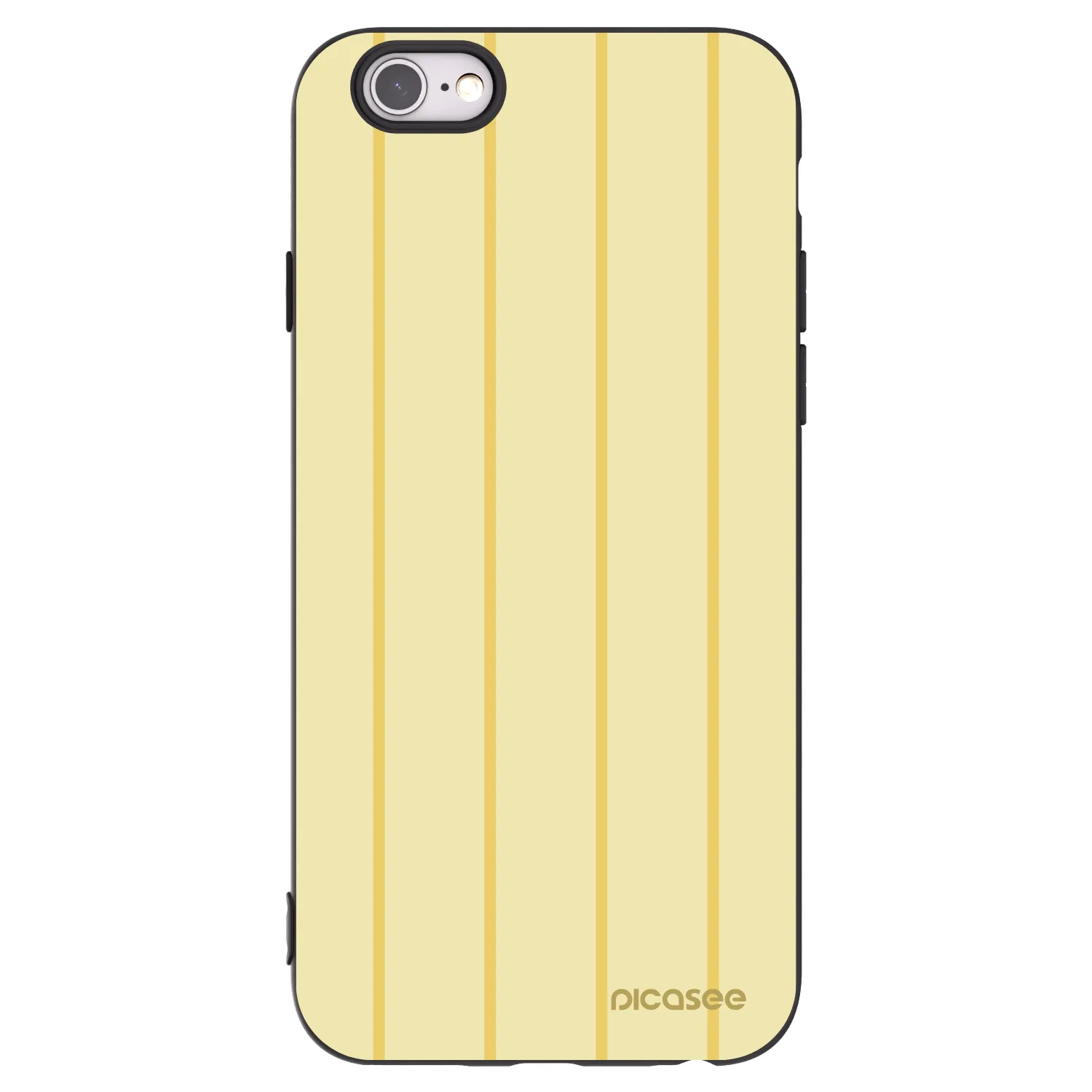 Picasee husă neagră din silicon pentru Apple iPhone 6/6S - Liquid sunshine
