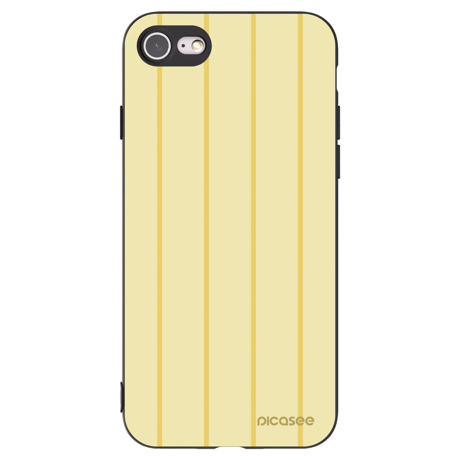 Picasee husă neagră din silicon pentru Apple iPhone 7 - Liquid sunshine