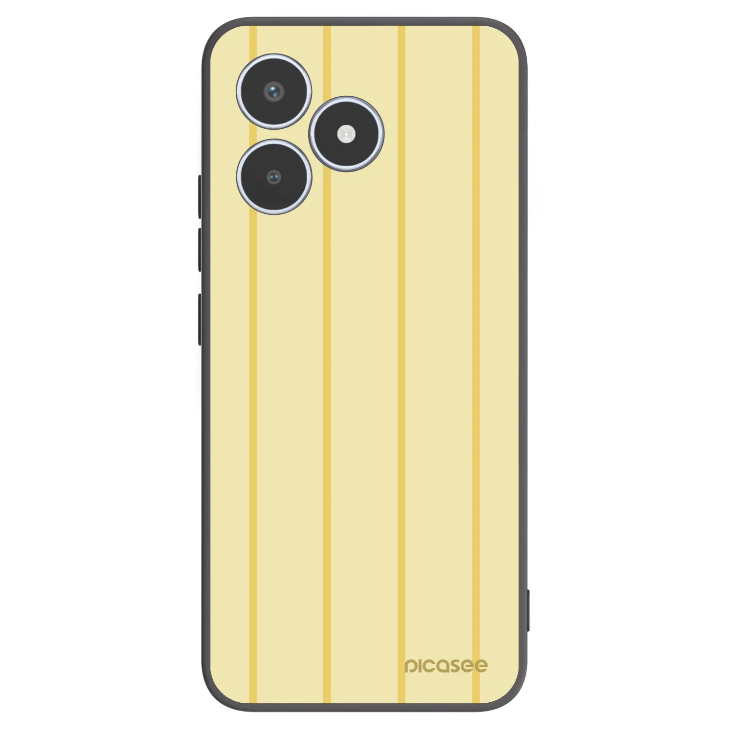 Picasee husă neagră din silicon pentru Realme C53 - Liquid sunshine
