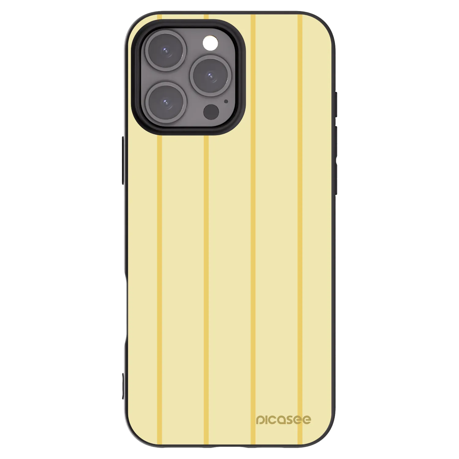 Picasee husă neagră din silicon pentru Apple iPhone 16 Pro Max - Liquid sunshine