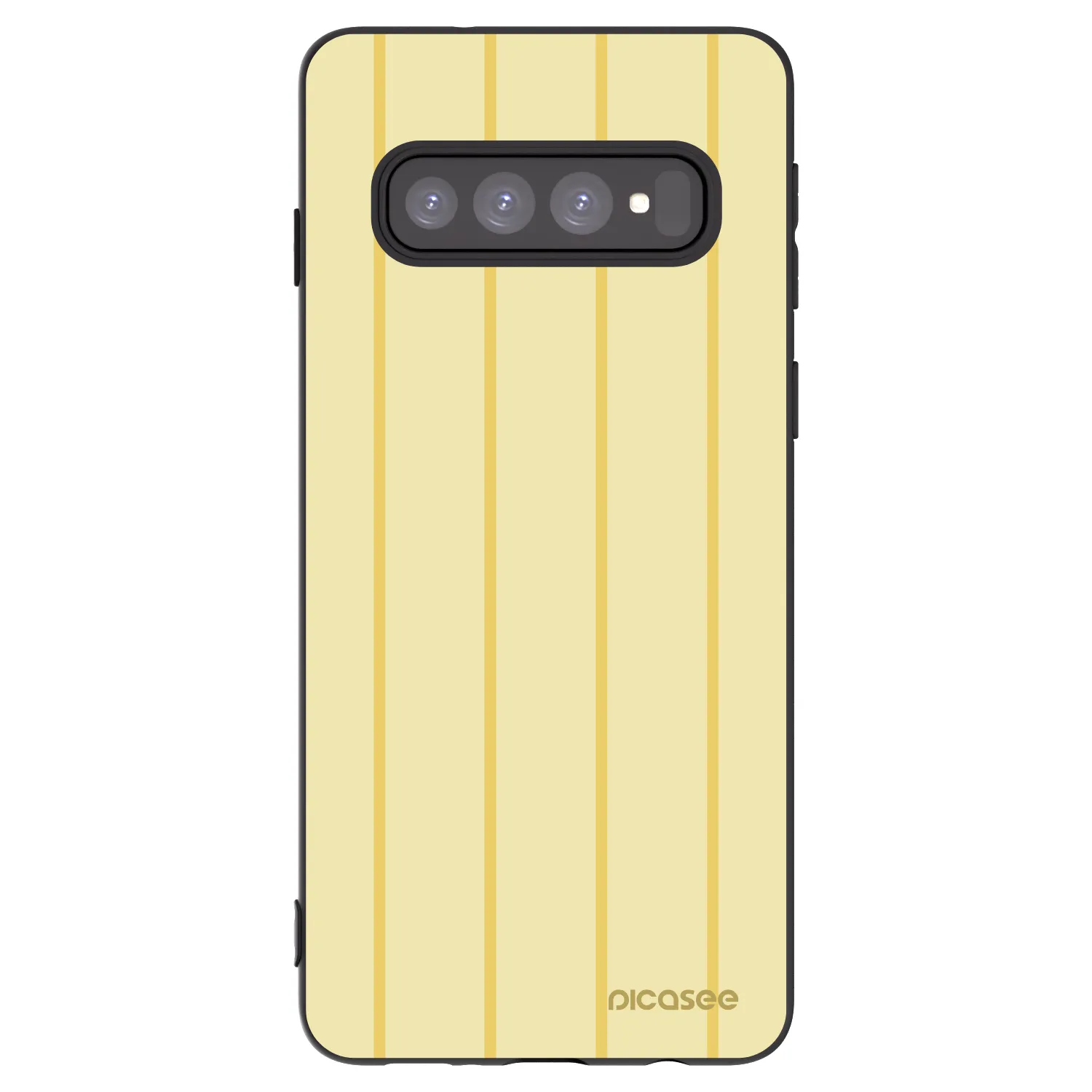 Picasee husă neagră din silicon pentru Samsung Galaxy S10 G973 - Liquid sunshine