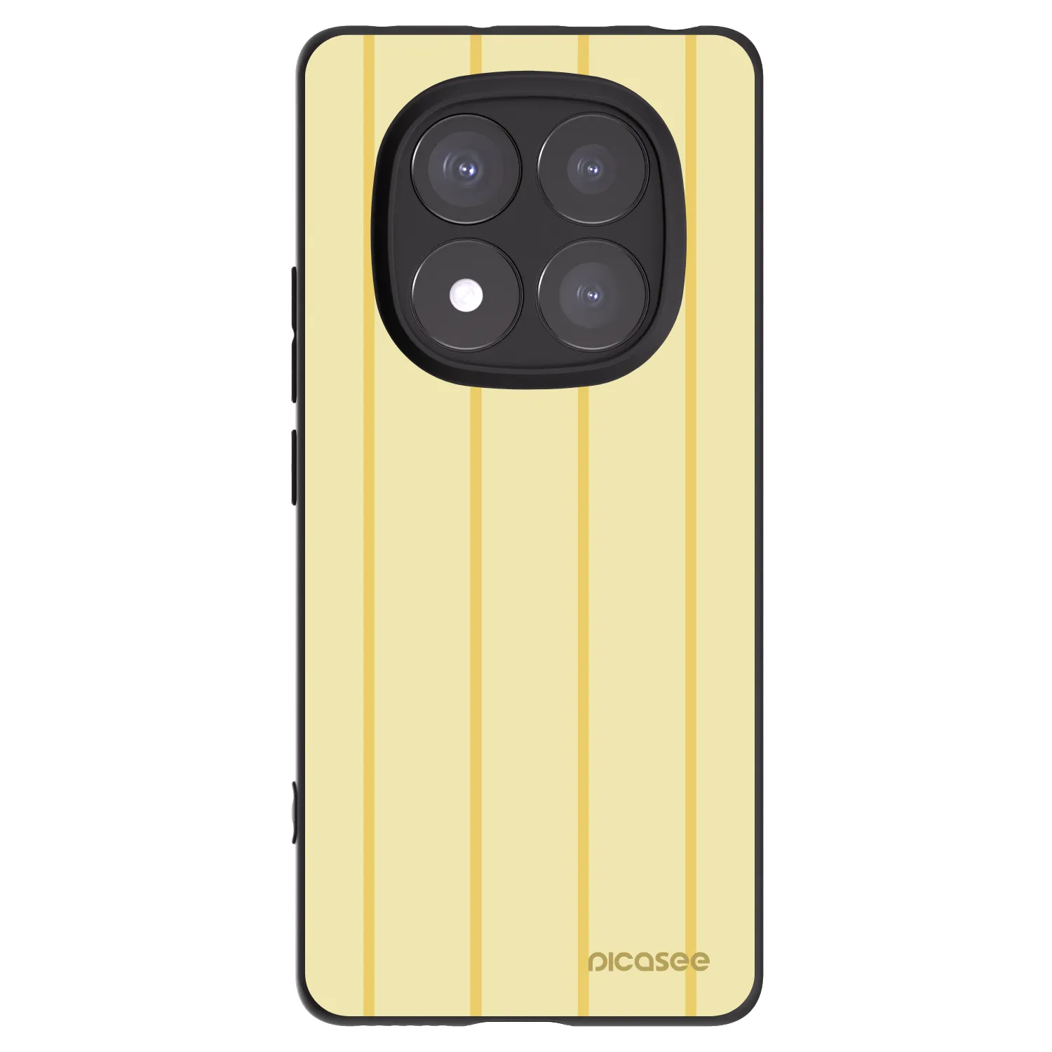 Picasee husă neagră din silicon pentru Xiaomi Redmi Note 14 Pro 5G - Liquid sunshine