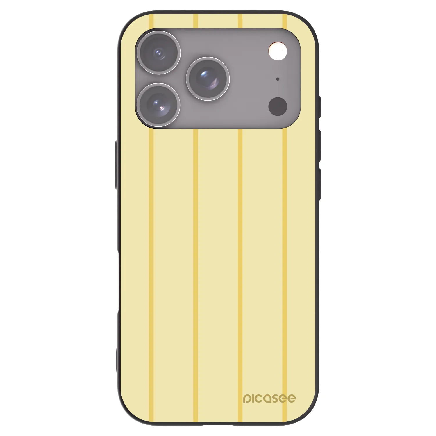 Picasee husă neagră din silicon pentru Apple iPhone 17 Pro - Liquid sunshine