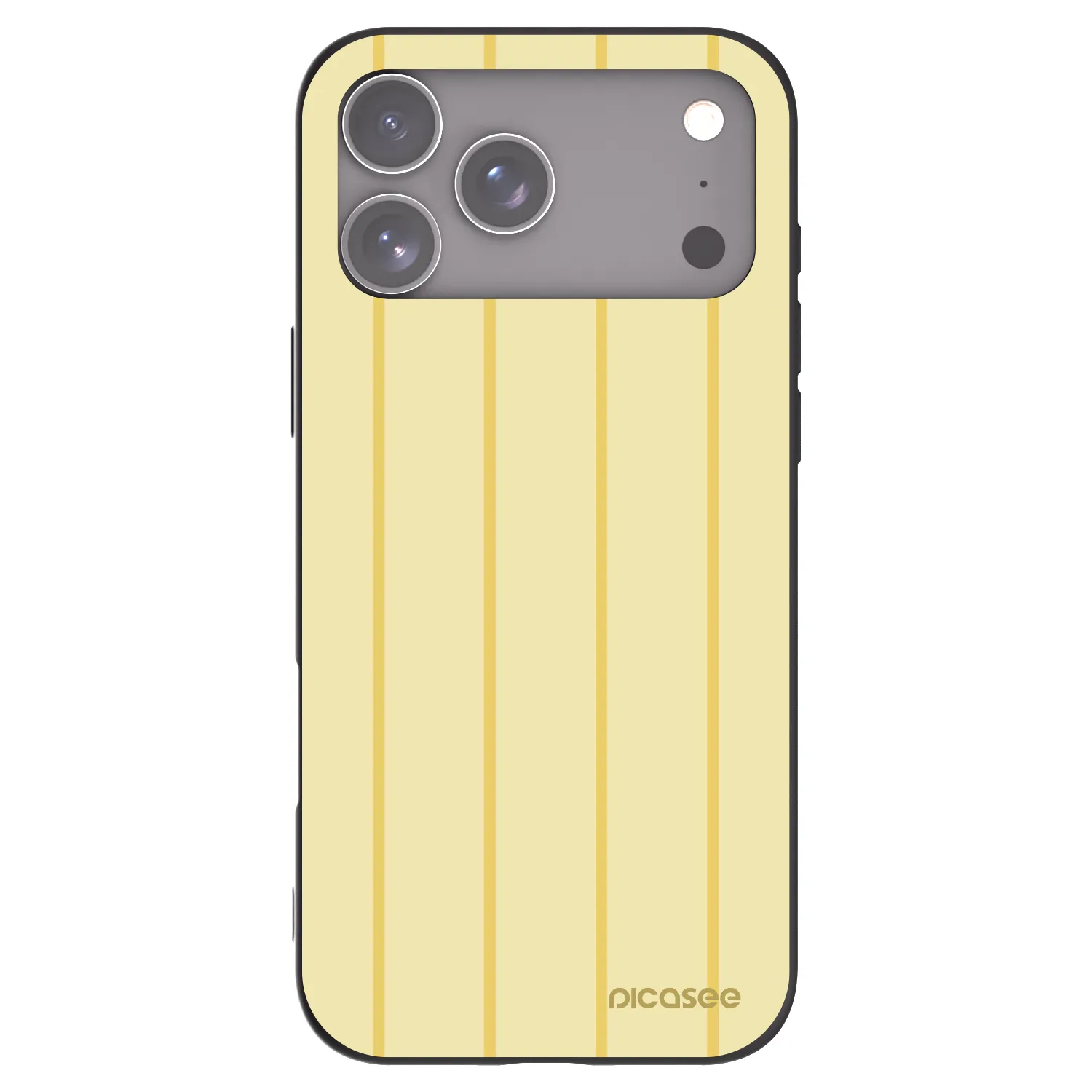 Picasee husă neagră din silicon pentru Apple iPhone 17 Pro Max - Liquid sunshine