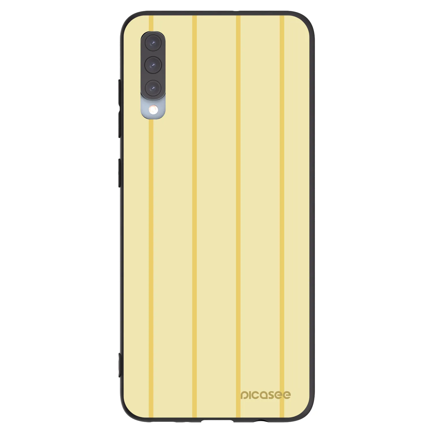 Picasee husă neagră din silicon pentru Samsung Galaxy A70 A705F - Liquid sunshine