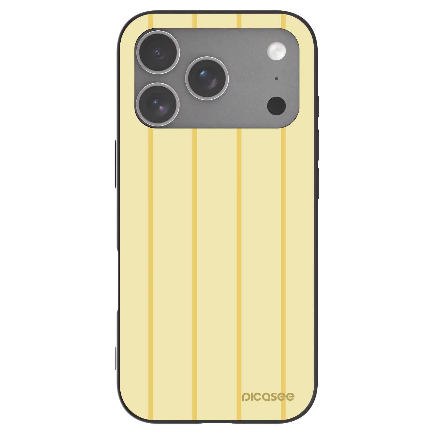 Picasee husă neagră din silicon pentru Apple iPhone 18 Pro - Liquid sunshine