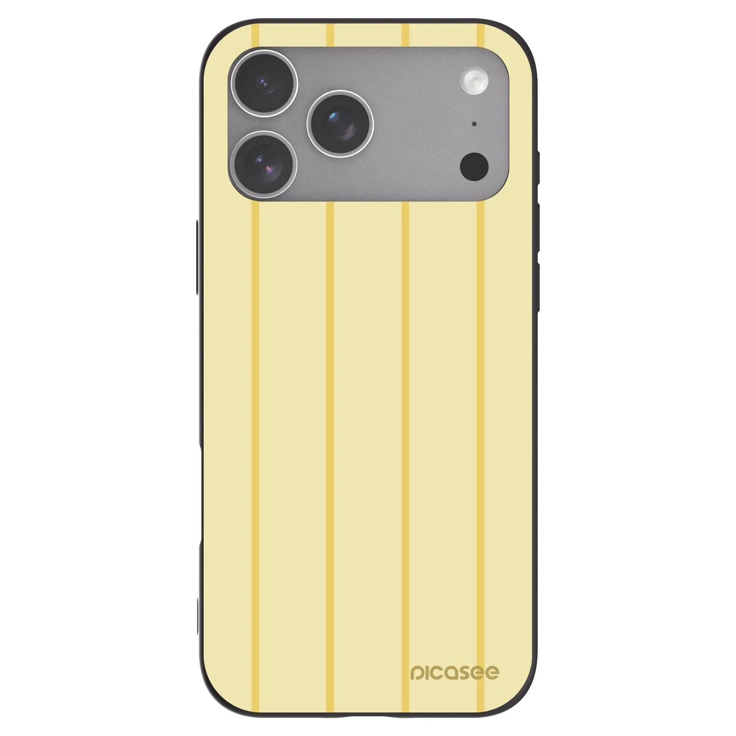 Picasee husă neagră din silicon pentru Apple iPhone 18 Pro Max - Liquid sunshine