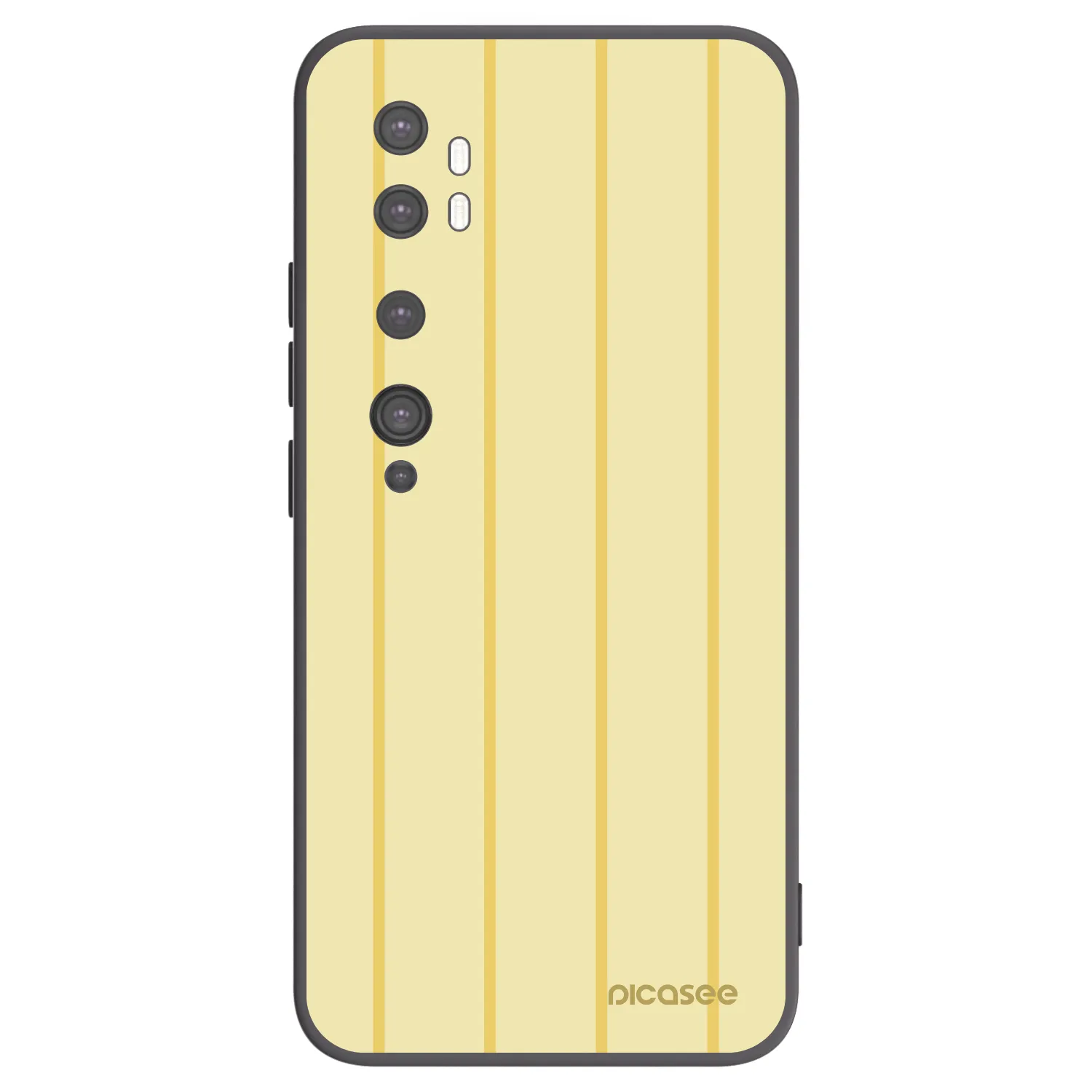 Picasee husă neagră din silicon pentru Xiaomi Mi Note 10 (Pro) - Liquid sunshine