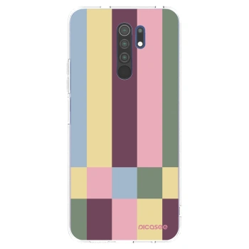 Picasee husă transparentă din silicon pentru Xiaomi Redmi 9 - Lobby tiles