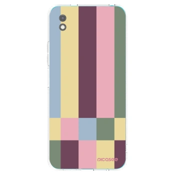 Picasee husă neagră din silicon pentru Xiaomi Redmi 9A - Lobby tiles