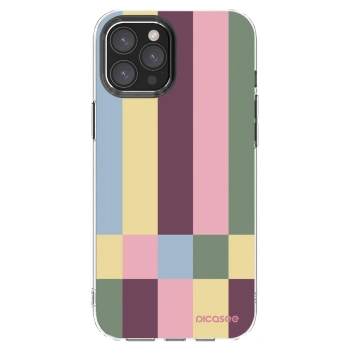 Picasee husă transparentă din silicon pentru Apple iPhone 12 Pro Max - Lobby tiles