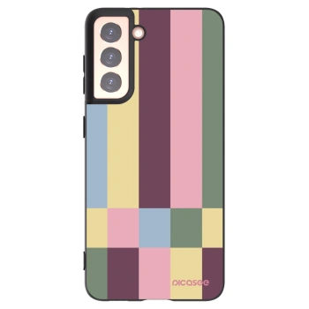 Picasee husă neagră din silicon pentru Samsung Galaxy S21 5G G991B - Lobby tiles
