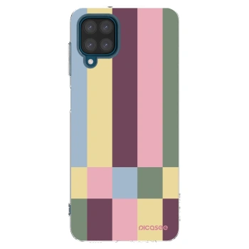 Picasee husă transparentă din silicon pentru Samsung Galaxy A12 A125F - Lobby tiles