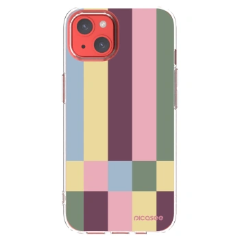 Picasee husă transparentă din silicon pentru Apple iPhone 13 - Lobby tiles