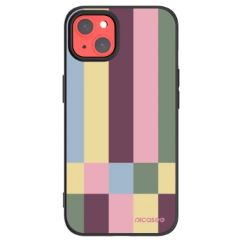 Picasee husă neagră din silicon pentru Apple iPhone 13 - Lobby tiles