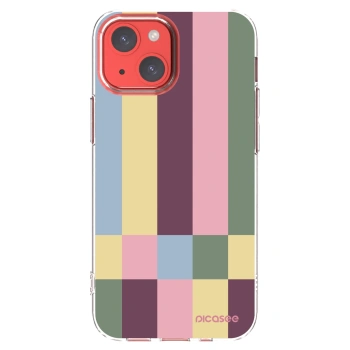 Picasee husă transparentă din silicon pentru Apple iPhone 13 mini - Lobby tiles