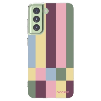 Picasee husă transparentă din silicon pentru Samsung Galaxy S21 FE 5G - Lobby tiles