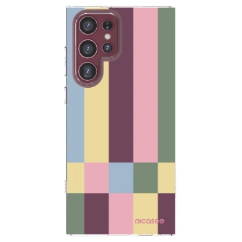 Picasee husă transparentă din silicon pentru Samsung Galaxy S22 Ultra 5G - Lobby tiles
