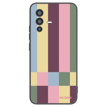 Picasee husă neagră din silicon pentru Vivo V23 5G - Lobby tiles