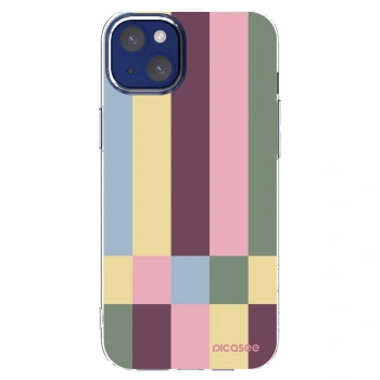 Picasee husă transparentă din silicon pentru Apple iPhone 14 Plus - Lobby tiles