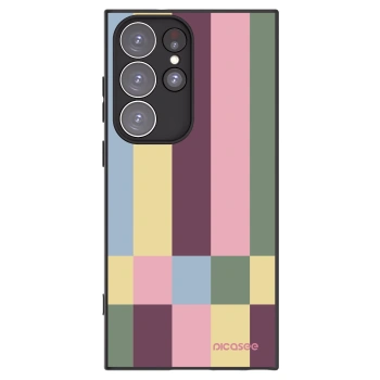 Picasee husă neagră din silicon pentru Samsung Galaxy S23 Ultra 5G - Lobby tiles