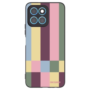 Picasee husă neagră din silicon pentru Honor X8 5G - Lobby tiles