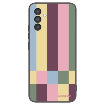 Picasee husă neagră din silicon pentru Samsung Galaxy A04s A047F - Lobby tiles