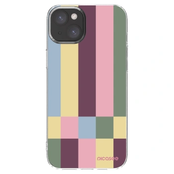 Picasee husă transparentă din silicon pentru Apple iPhone 15 Plus - Lobby tiles