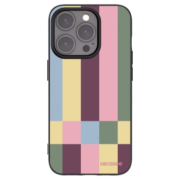 Picasee husă neagră din silicon pentru Apple iPhone 15 Pro - Lobby tiles