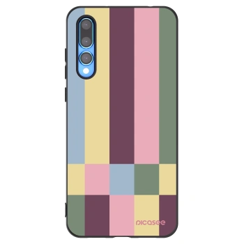 Picasee husă neagră din silicon pentru Huawei P20 Pro - Lobby tiles