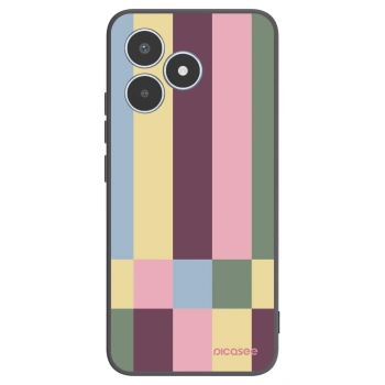 Picasee husă neagră din silicon pentru Realme C53 - Lobby tiles