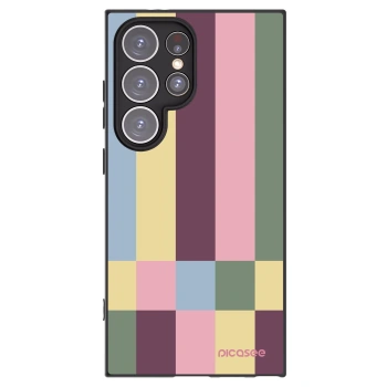 Picasee husă neagră din silicon pentru Samsung Galaxy S24 Ultra S928B 5G - Lobby tiles
