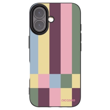 Picasee husă neagră din silicon pentru Apple iPhone 16 - Lobby tiles