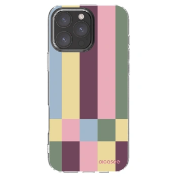 Picasee husă transparentă din silicon pentru Apple iPhone 16 Pro Max - Lobby tiles
