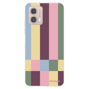 Picasee husă transparentă din silicon pentru Motorola Moto G53 5G - Lobby tiles