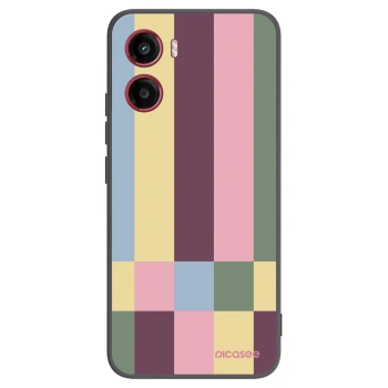 Picasee husă neagră din silicon pentru Motorola Moto G05 - Lobby tiles