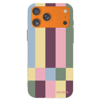 Picasee husă transparentă din silicon pentru Apple iPhone 17 Pro Max - Lobby tiles