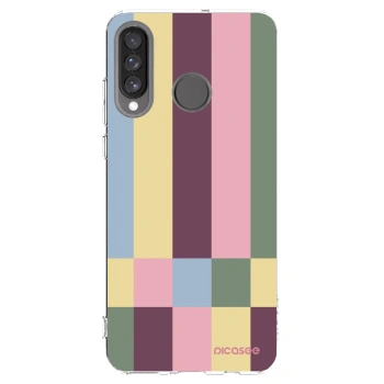 Picasee husă transparentă din silicon pentru Huawei P30 Lite - Lobby tiles