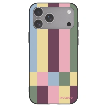 Picasee husă neagră din silicon pentru Apple iPhone 18 Pro Max - Lobby tiles