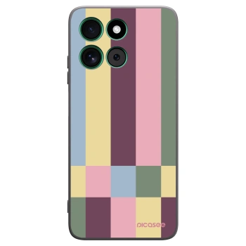 Picasee husă neagră din silicon pentru Motorola Moto G57 Power - Lobby tiles