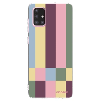 Picasee husă transparentă din silicon pentru Samsung Galaxy A71 A715F - Lobby tiles