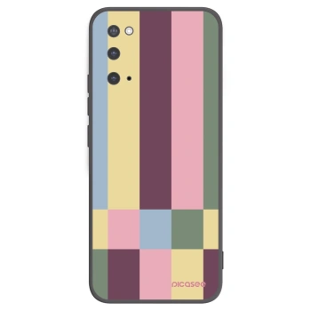 Picasee husă neagră din silicon pentru Samsung Galaxy S20 G980F - Lobby tiles