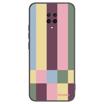 Picasee husă neagră din silicon pentru Xiaomi Redmi Note 9 Pro - Lobby tiles