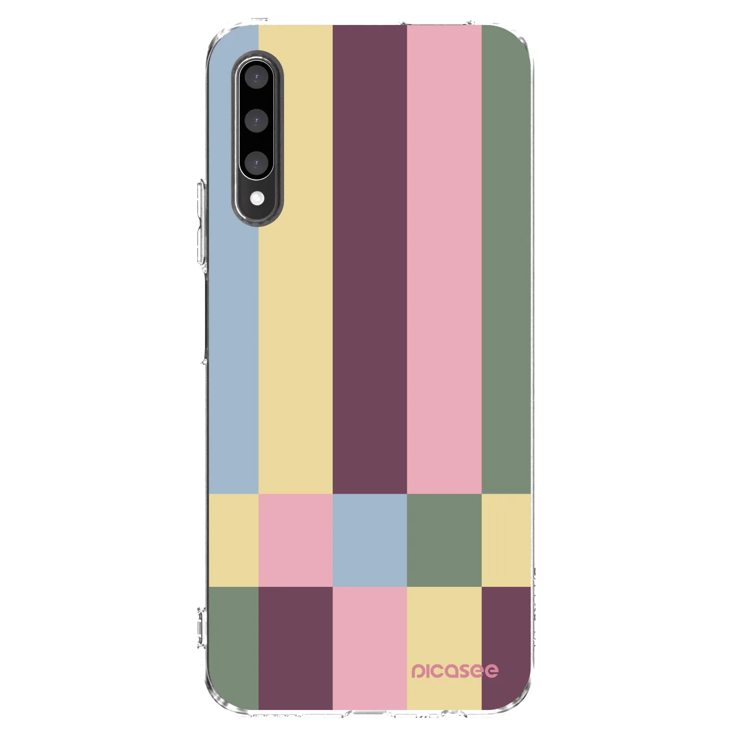 Picasee husă transparentă din silicon pentru Honor 9X Pro - Lobby tiles