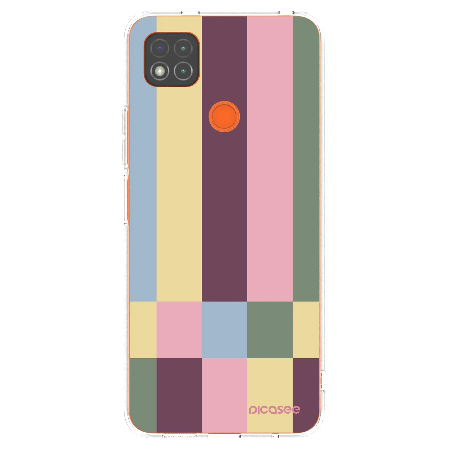 Picasee husă transparentă din silicon pentru Xiaomi Redmi 9C - Lobby tiles