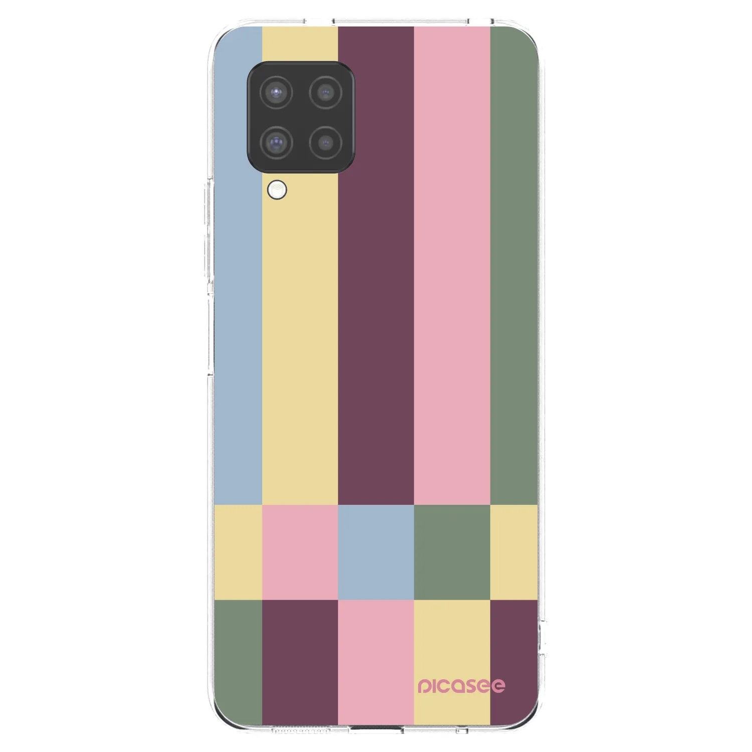 Picasee husă transparentă din silicon pentru Samsung Galaxy A42 A426B - Lobby tiles