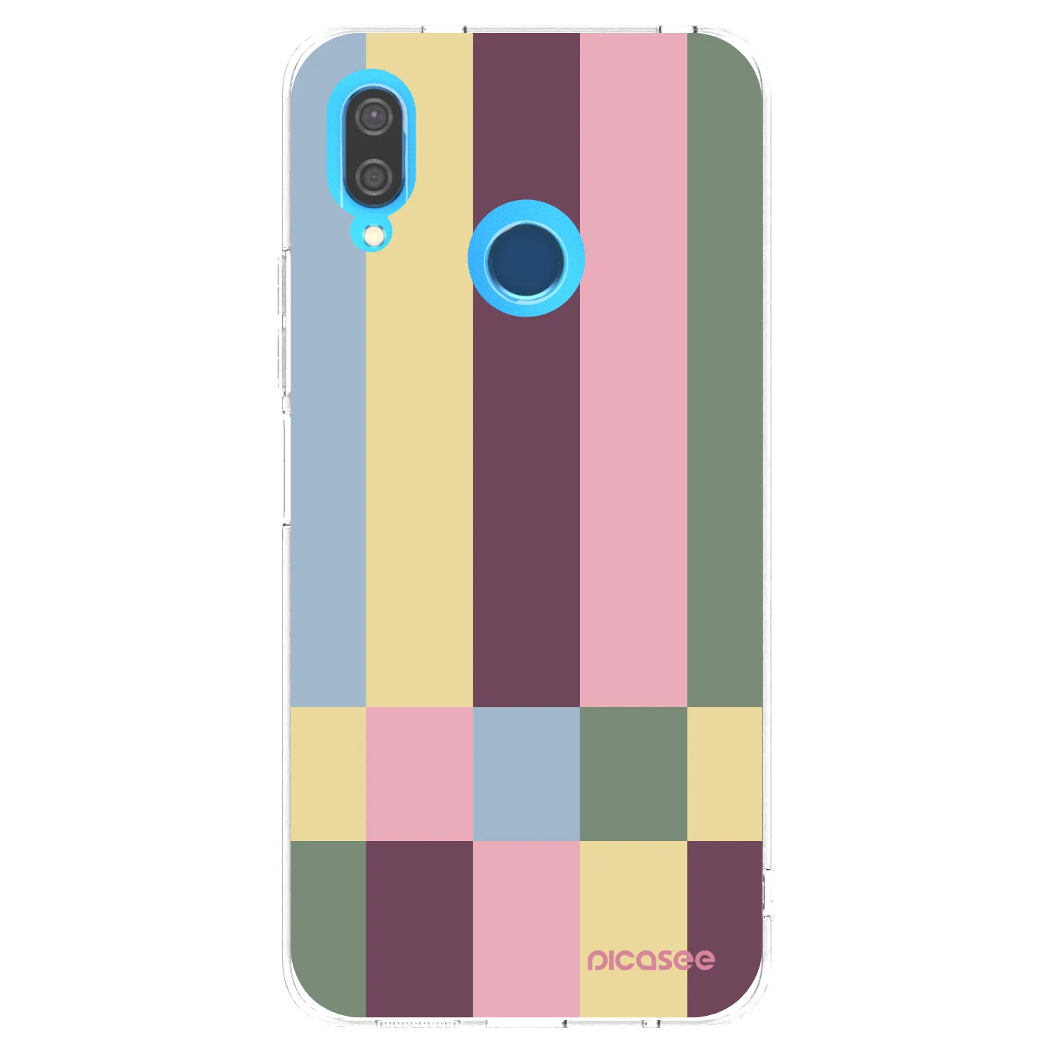 Picasee husă transparentă din silicon pentru Huawei P20 Lite - Lobby tiles