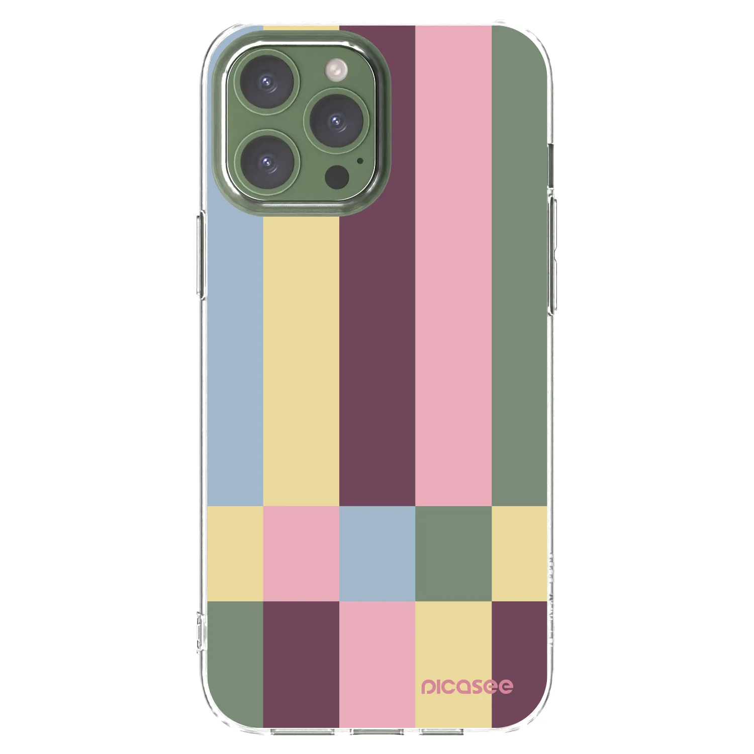Picasee husă transparentă din silicon pentru Apple iPhone 13 Pro Max - Lobby tiles