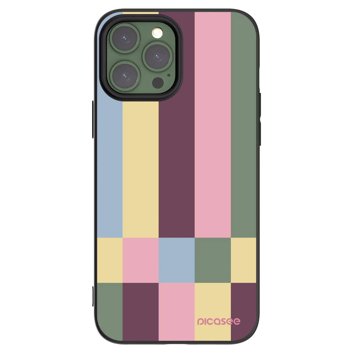 Picasee husă neagră din silicon pentru Apple iPhone 13 Pro Max - Lobby tiles